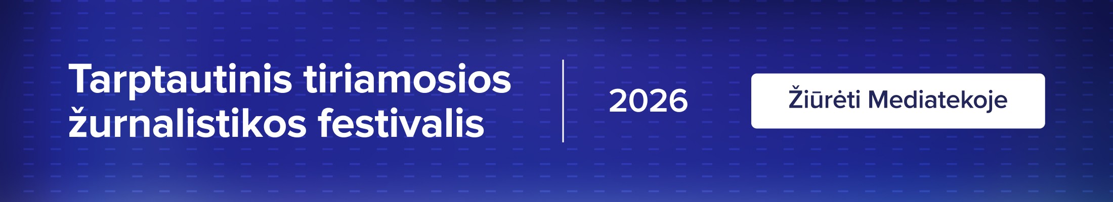 Tarptautinis tiriamosios žurnalistikos festivalis - įrašai
