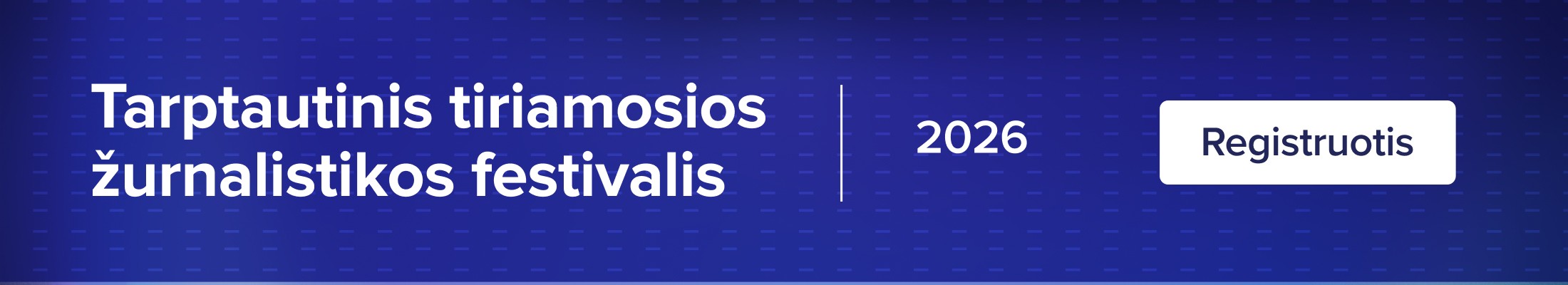 Tarptautinis tiriamosios žurnalistikos festivalis